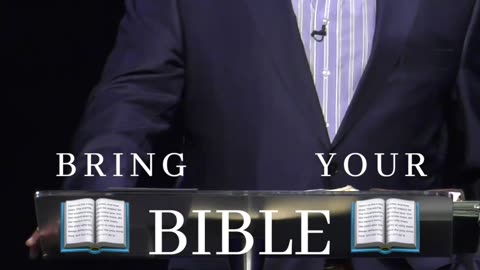 Bring Your Bible!