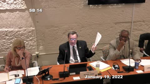 Testimony before the Indiana state Senate on Constitutional Carry January 19, 2022