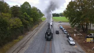 J Class 611 Steam Locomotive testing Victoria Station Goshen,VA