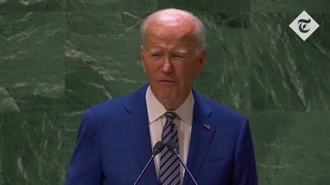 Biden gaffe: "Critical to accelerate the climate crisis" during UN General Assembly speech