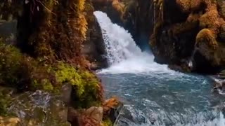 The stunning Girdwood waterfall in Alaska!