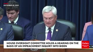'Abused His Public Office': Comer Lays Out The Case Against Joe Biden At Impeachment Inquiry Hearing