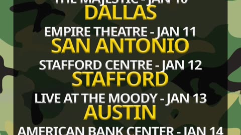 January Texas Comedy Tour