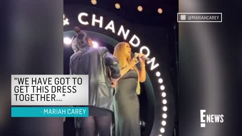 See Mariah Carey's Onstage Wardrobe Malfunction E! News
