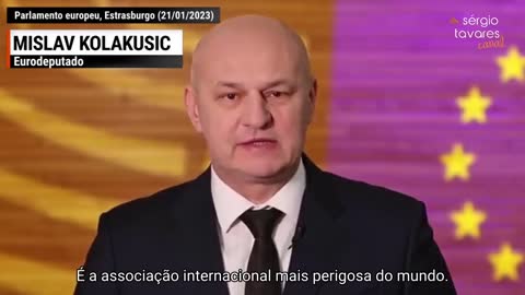 Mislav Kolakusic, Eurodeputado - O F. Econ. Mundial é a associação Internacional + perigosa do mundo