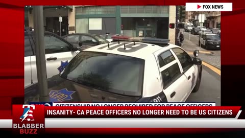 Insanity- CA Peace Officers No Longer Need To Be US Citizens