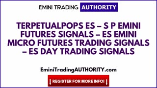 TERPETUALPOPS ES Emini Signals for Cash Flow Machine Style Cash Flow Generation