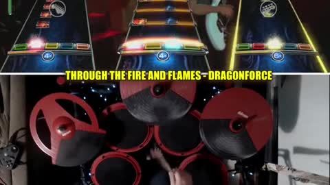 Through The Fire and Flames - Rockband 4 Expert Drums