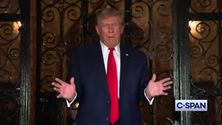 Former President Trump speaks following Judge Engoron’s verdict in his New York hush money case