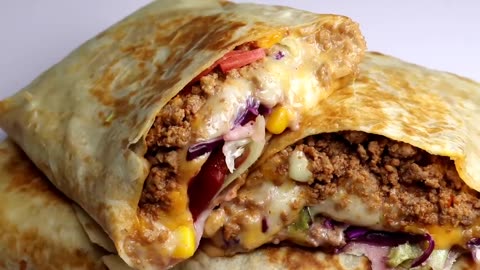 Beef Cheese Wrap ,Beef burrito