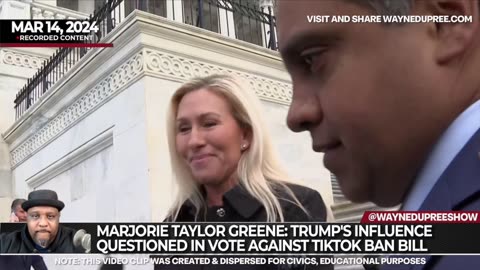 Marjorie Taylor Greene: Trump's Influence Questioned in Vote Against TikTok Ban Bill