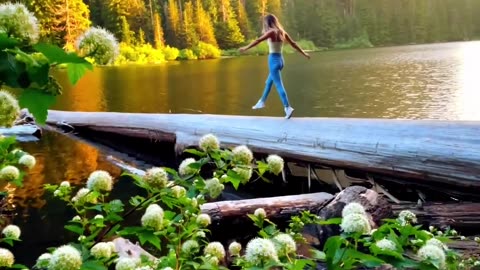 A Spring Evening In The Cascade Range USA