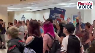 Crazed Leftists Freak Out During Rally At Florida Capitol