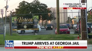 Trump turns himself in at Georgia jail