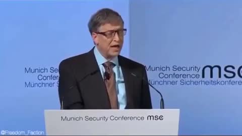 Bill Gates Lectures on Population Control