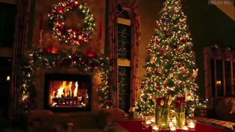 Timeless Christmas Songs by the Fireplace