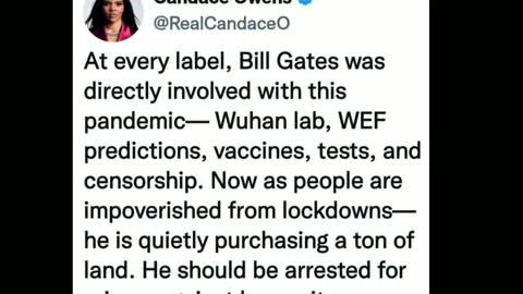 Candace Owens Speaks Truth About Bill Gates