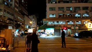 Pedestrian At Night - TIME LAPSE