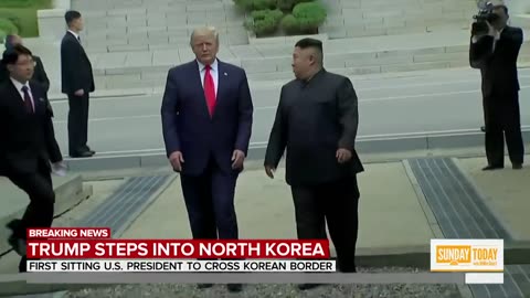 Trumps setup in TO north korea