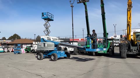 Aerial Boom Lift 2008 Genie S40 4x4 40' Platform Diesel Manlift Telescopic