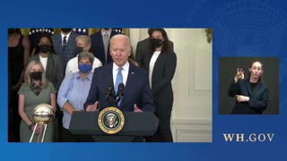 2021: Biden anticipating there will be female president soon