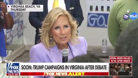 Meanwhile in Virginia - Trump campaigns after debate