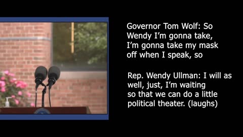 HOT MIC - PA Rep. Ullman Uses Mask As Political Theater - In Their Own Words