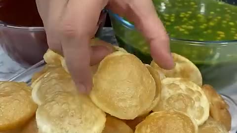 India special pani puri making recipe 🤤❤️😋😉