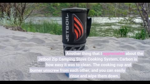 User Comments: Jetboil Zip Camping Stove Cooking System, Carbon