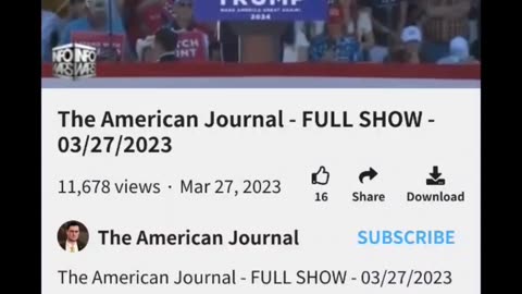 (Removed From ScrewTube) Post Trump Waco Rally Call in to The American Journal(3/27/23)