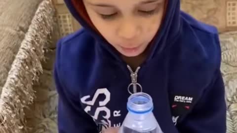 Water Spray Prank On Little Brother