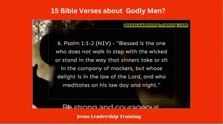 15 Bible Verses about Godly Men