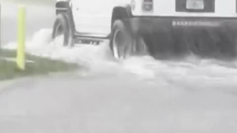 Idalia flooded the streets of Florida on Wednesday as it slammed into the Big Bend region,