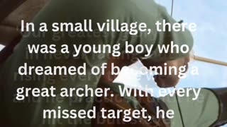In a small village lived a young boy ...