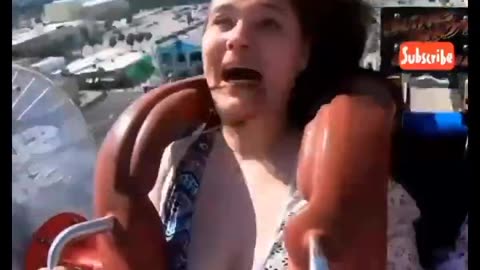 Beautiful women slingshot ride