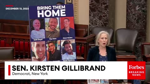 'Never Give Up Hope'- Gillibrand Gives Passionate Speech About Israeli Hostages Taken By Hamas