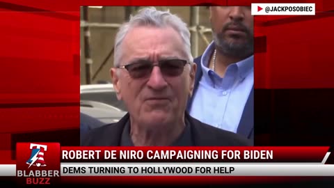 Robert De Niro Campaigning For Biden