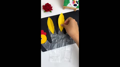 Paper chicken craft | dip paper chicken | easy paper craft