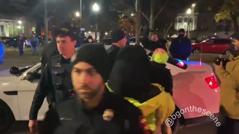 BLM Arrested For Writting With Chalk On Kenosha Courthouse