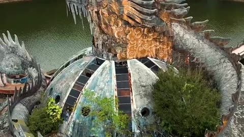 📍 Thuy Tien lake Abandoned Water Park, Vietnam