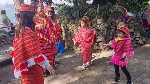 Dancing Kids at Mines View Park in Baguio City