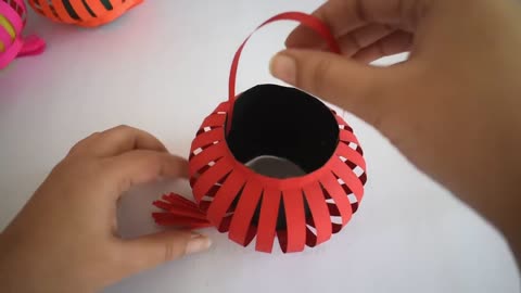 Paper Lantern/Lamp DIY | Easy Lantern Crafts | How to make Aakash Kandil/Lantern/Lamp