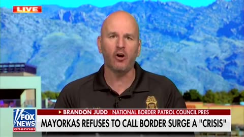 Border Patrol Council President Rages Against Mayorkas Refusing To Call Border Situation A 'Crisis'