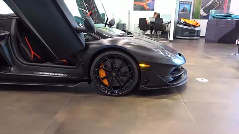 #lamborghini aventador svj black #suppercar