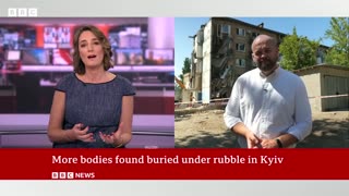 Death toll rises after Russian strikes on Ukraine capital Kyiv | BBC News