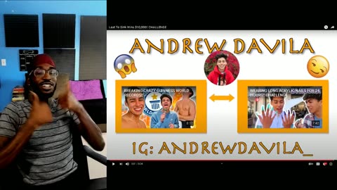Andrew Davila Last To Sink Wins $10,000!! CHALLENGE reaction