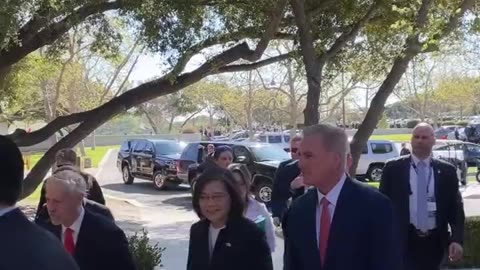 NOW - Speaker McCarthy meets with Taiwan President
