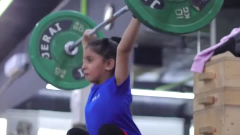 Indian Youngest Weightlifter Arshia Goswami #youngest #weghtlifter