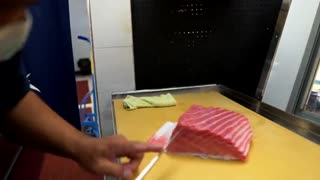 How to cut Perfect Sashimi