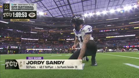 TCU punter Jordy Sandy raises awareness for autism College GameDay